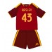 AS Roma Wesley Franca #43 Dětské Oblečení Domácí Dres 2026-27 Krátkým Rukávem (+ trenýrky) AS Roma Wesley Franca #43 Dětské Oblečení Domácí Dres 2026-27 Krátkým Rukávem (+ trenýrky)